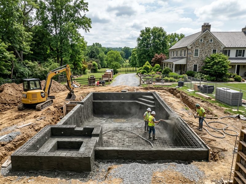 Custom Inground Pool Installation